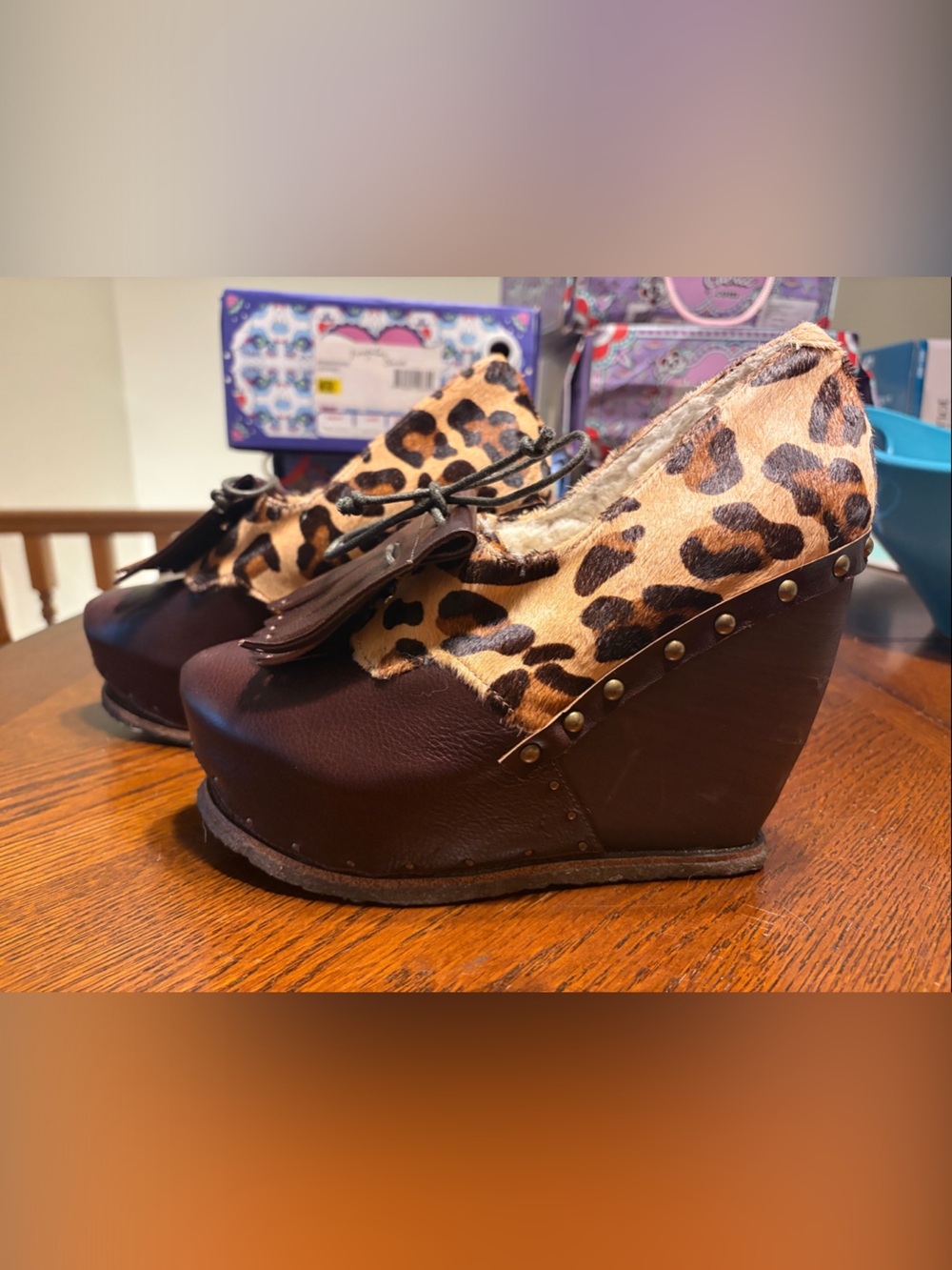 Irregular Choice Shinanigans-leopard size 40/9